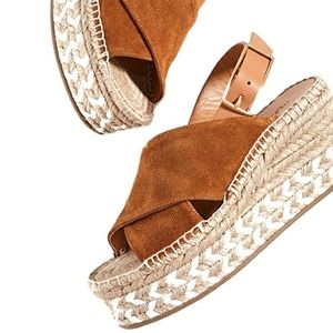 rag & bone Tan Suede Wedges